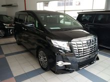 2016 ALPHARD 2.5 SC JBL HOME THEATER ,PRECRASH, SUNROOF,(CHEAPEST) UNREG