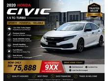 2020 Honda Civic 1.5 TC-TURBO ORI CONDITION HIGH LOAN SENANG LULUS