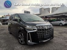 2018 Toyota Alphard 2.5 SC 3EYE LED SUNROOF/FULL LEATHER SEATS/PRE CRASH/PILOT SEATS UNREG