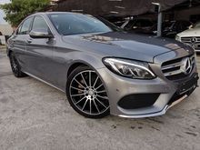 43k km full mbm service record 2016 Mercedes-Benz C300 2.0 Avantgarde AMG Sedan
