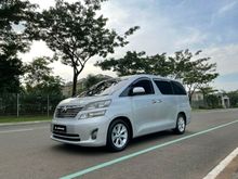 HARGA TERMURAH, SIAP PAKAI, PAJAK PANJANG, BISA NEGO Toyota Vellfire 2.4 V PREMIUM SOUND Van Wagon 2009
