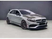 2016 Mercedes Benz A45 Facelift 2.0 FACELIFT MODEL 381HP & 475NM SPORT PLUS SPORT EXHAUST LOCAL SPEC REVESE CAMERA AMG BUCKET SEAT CARBON HOOD