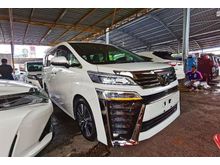 TOYOTA VELLFIRE 2.5 ZG FACELIFT LED SEQUENTIAL SIGNAL JBL SOUND DIM BSM LKA SUNROOF 2018 JAPAN UNREG FREE 3 YRS GMR WARRANTY
