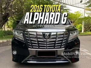 2016 Toyota Alphard 2.5 G MPV