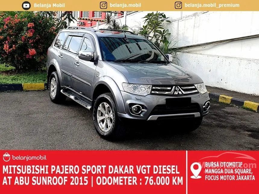 Jual Mobil Mitsubishi Pajero Sport 2015 Dakar 2.5 di DKI Jakarta Automatic SUV Abu