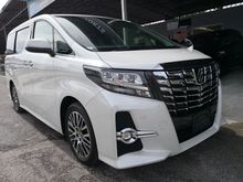 2015 Toyota Alphard 2.5 G S C Package MPV GREY LIMITED PILOT SEAT POWER BOOT Vellfire ZG