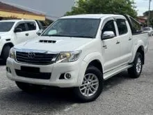 2013 Toyota Hilux 3.0 G VNT Dual Cab Pickup / WARRANTY FREE / GUARANTEE DRIVE / 1 ELEKTRONIK SEAT / FULL LEATHER SEAT / CLEAN INTERIOR / ENGINE SMOOTH