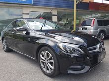 2016 REG 2018 MERC BENZ C180 1.6 AMG TURBO ENGINE JAPAN SPEC 1 OWNER 4145KM TIP TOP CONDITION
