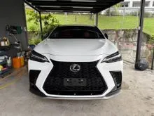 2022 Lexus NX 350 2.4 F Sport SUV with Small Sunroof