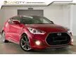 Used 2016 Hyundai Veloster 1.6 Turbo Hatchback (A) 2 YEARS WARRANTY DVD PLAYER LEATHER SEAT