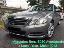 2013 Mercedes-Benz E250 CGI 1.8 Avantgarde Sedan