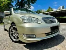 2007 Toyota Corolla Altis Altis 1.8 G Sedan LEATHER SEATS SPORT RIM REVERSE CAMERA.