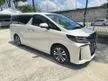 Recon 2021 Toyota Alphard 2.5 SC / 3BA MODEL / 3LED / ROOF MONITOR / PILOT SEATS / PRE CRASH / LANE ASSISTS / MEMORY SEATS WITH AIRCOND SEATS/ 2021 UNREG - Cars for sale
