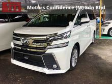 2015 TOYOTA VELLFIRE 2.5Z VELLFIRE 2.5 Z (RADAR CRUISE)(2 POWER DOORS)(REVERSE CAMERA)(GRADE AA CAR)