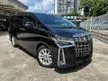 Recon 2020 TOYOTA ALPHARD 2.5 S SPEC (36K MILEAGE) 360 SURROUND VIEW CAMERA WITH JBL SURROUND SOUND SYSTEM
