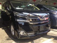 2016 TOYOTA VELLFIRE 2.5 MPV X V Z SPEC 7 SEATER CLEAR STOCK PROMO
