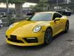 Recon 2020 Porsche 911(992)3.0 Carrera Coupe Japan Spec, Sport Chrono In Yellow Dial Sport Exhaust, Yellow Face Speedometer