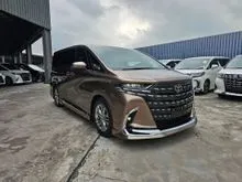 2025 Toyota Alphard 2.5 Z Modelista MPV New Car Mileage Sunroof Modelista Bodykit Side Step 360 Camera PCS LDA HUD DIM BSM PB Unreg