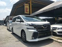 Toyota Vellfire 2.5 ZG, FULL SET ALPINE 16 UNREG