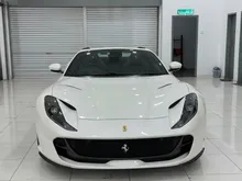 2022 Ferrari 812 6.5 GTS Convertible with Bianco Italia Exterior