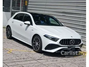 2023 Mercedes-Benz AMG A35 2.0 4MATIC Hatchback GRADE 4.5B, ORI 21K KM, 360 CAMERA, HUD, BSA, PANORAMIC ROOF, MULTI-COLOR AMBIENT LIGHT