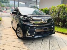 ALPINE DVD , ROOF WITH ALPINE MONITOR , UNREGISTER ZA Toyota Vellfire 2.5 Z A Edition MPV , PRICE CAN NEGO!!!