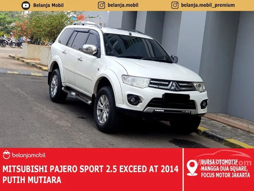Jual Mobil Mitsubishi Pajero Sport 2014 Exceed 2.5 di Jawa Barat Automatic SUV Putih Rp 207.000.000