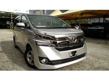 2015 Toyota Vellfire 2.5 X MPV