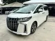 Recon 2019 Toyota Alphard 2.5 SC (A) SUNROOF FULL ALPINE MONITOR BSM DIM JAPAN SPEC NEW FACELIFT UNREGS