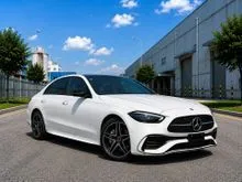 2023 Mercedes-Benz C200 1.5 Avantgarde AMG LINE  CONDITION LIKE NEW CAR WITH LOW MILLAGE AND FOC FREE 8 YEAR WARANTY SERVICE
