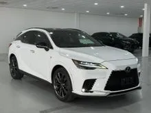 2023 Lexus RX 350 2.4 F Sport 5AA PANROOF 360CAM HUD BSM READY STOCK