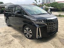 2018 Toyota Alphard 2.5 G SC S/ROOF PRE-CRASH F/LEATHER 3 LED LAMP DIM SYSTEM
