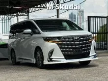 2025 Toyota Alphard 2.5 Z SUNROOF 4CAM 6A 5K KM 5YRS TOYOTA WARRANTY