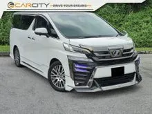 2017 Toyota Vellfire 2.5 ZG MPV 1 YEAR WARRANTY 78K MILEAGE FULL SPEC PILOT SEAT SUNROOF