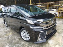 2017 Toyota Vellfire 2.5 Base Spec MPV