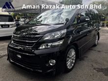 2013 Toyota Vellfire 2.4 Z MPV 7 seater 2 power door unreg