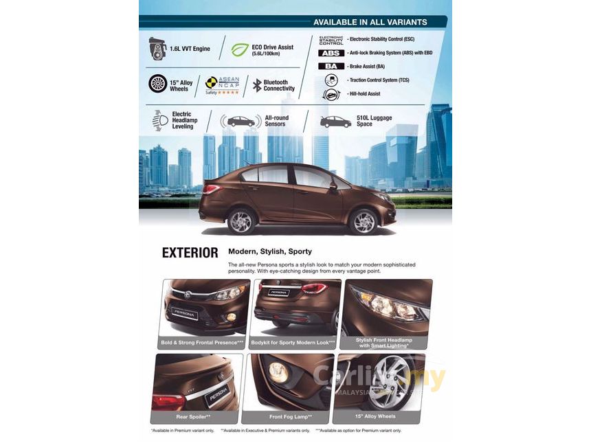 Proton Persona 2018 Premium 1.6 in Kuala Lumpur Automatic 