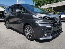2017 Toyota Vellfire 2.5 Z 8 SEATER 2 POWER DOOR FULL ALPINE MONITOR