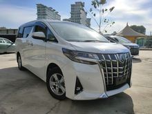 2018 Toyota Alphard 2.5,X SPEC,NEW MODEL,10K MILEAGE ORI,NEW CAR CONDITION,18 UNREG