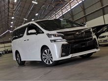 2017 Toyota Vellfire 2.5 Z Golden Eyes MPV PRECRASH 5 YEARS WARRANTY