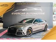2014 Audi A7 3.0 Sportback Quattro TFSI V6 Petrol F/Convert RS7 B/Kit CF Interior & Diffuser VaccumDoor BOSE P/Boot 6PotBrake F/Exhaust 19 Raxer S/Rim