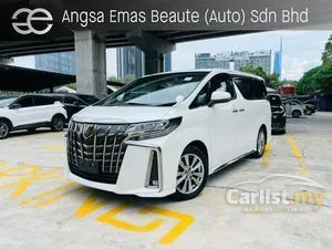 2021 Toyota Alphard 2.5 S Type Gold Unregister Recon 36,xxx km Grade 3.5B Ready Stock 7 Seaters Special Edition Semi Leather Seats Black Roof 3 LED