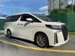 Recon 2021 Toyota Alphard 2.5 TYPE GOLD 10K KM LOW MILEAGE UNREG RECON MPV