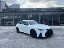 2021 Lexus IS300 F-Sport Mode Black 2.0 Grade 5A,Red Interior,BSM,Surround Camera,Spare Tyre,Digital Meter,Heater Seat,Cooling Seat,IS 300, IS 300