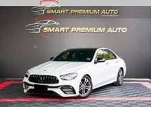 2022 Mercedes-Benz E200 2.0 AMG New Model W214 Facelift/ Full E63 Bodykit/ PowerBoot/ Sport Mode/ Full Screen/ Apple CarPlay/ Michelin Tyre/ ORi KM