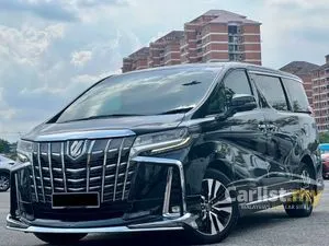 2018 Toyota Alphard 3.5 MPV // Facelift // 8 Speed // Modellista Bodykit // Sunroof Moonroof // 360 Camera // Pilot Seat // Blind Spot Monitor // DIM
