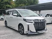 Modellista 2021 Toyota Alphard 2.5 SC BSM / DIM / Sunroof / Spare Tyre