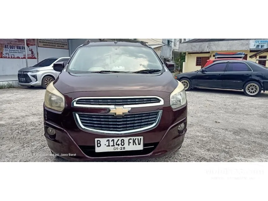 Jual Mobil Chevrolet Spin 2013 LTZ 1.5 di Jawa Barat Automatic SUV Marun Rp 79.000.000