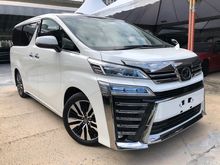 2018 Toyota Vellfire 2.5 ZA SUNROOF