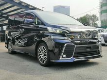 2016 Toyota Vellfire 2.5 Z G Edition MPV = ALL SPECS ON PROMOTION SALES =